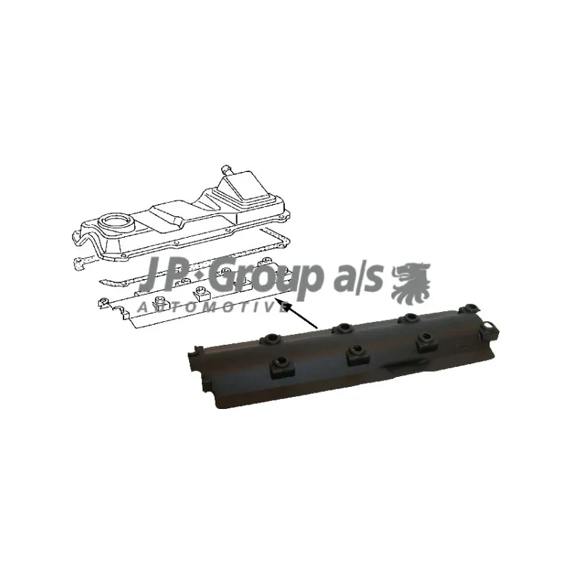 Tole d'huile, ventilation de carter-moteur JP GROUP 1112001400