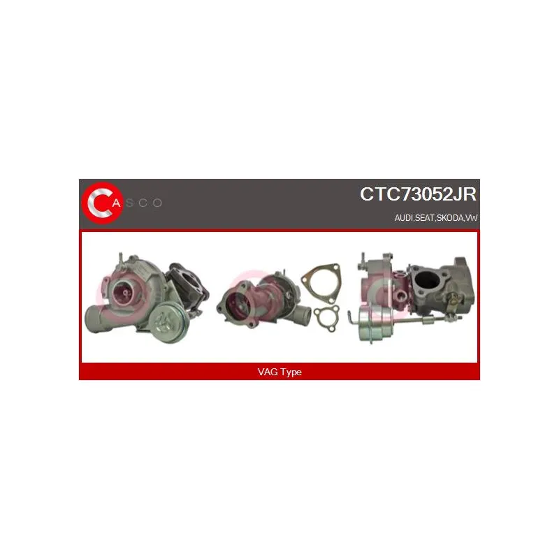 Turbocompresseur, suralimentation CASCO CTC73052JR