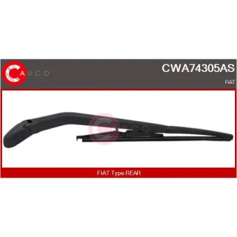 Bras d'essuie-glace, nettoyage des vitres CASCO CWA74305AS