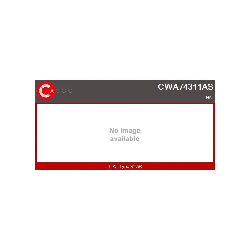 Bras d'essuie-glace, nettoyage des vitres CASCO CWA74311AS