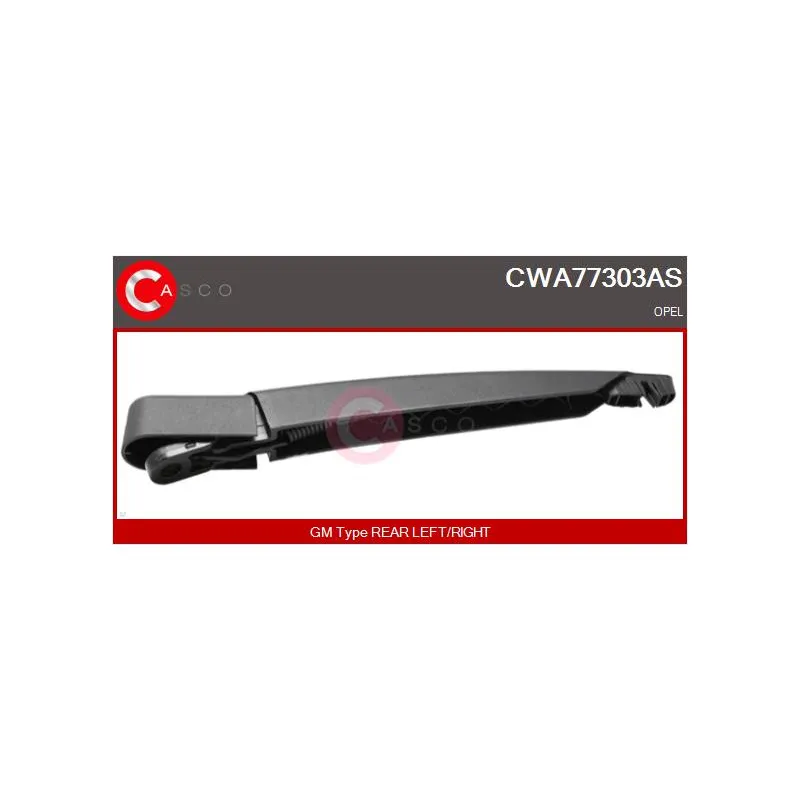 Bras d'essuie-glace, nettoyage des vitres CASCO CWA77303AS