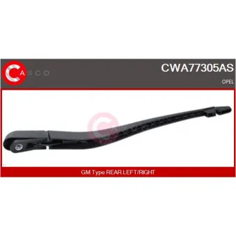 Bras d'essuie-glace, nettoyage des vitres CASCO CWA77305AS