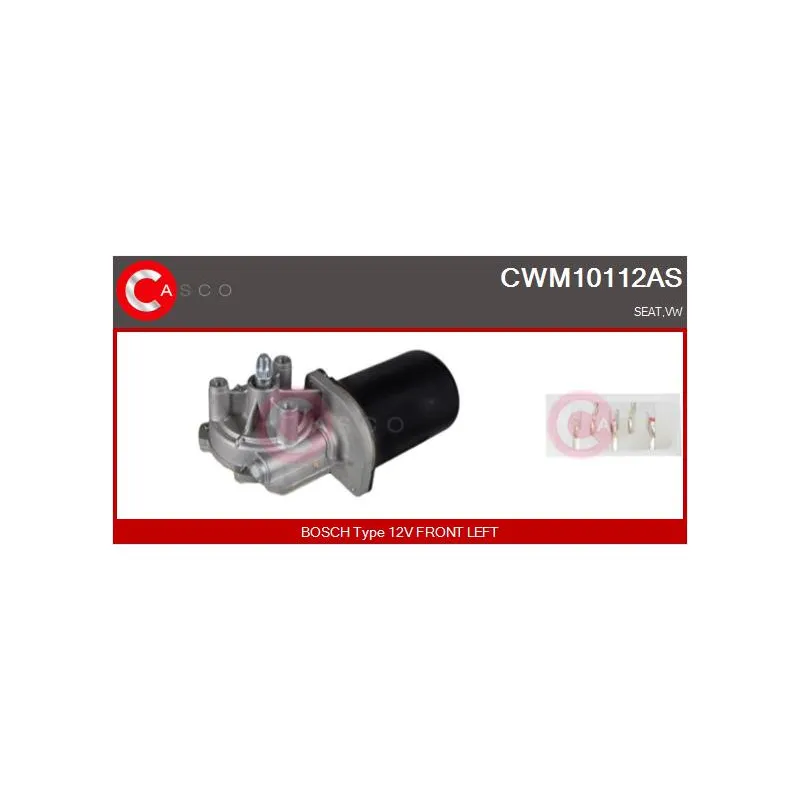 Moteur d'essuie-glace CASCO CWM10112AS