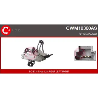 Moteur d'essuie-glace CASCO CWM10300AS