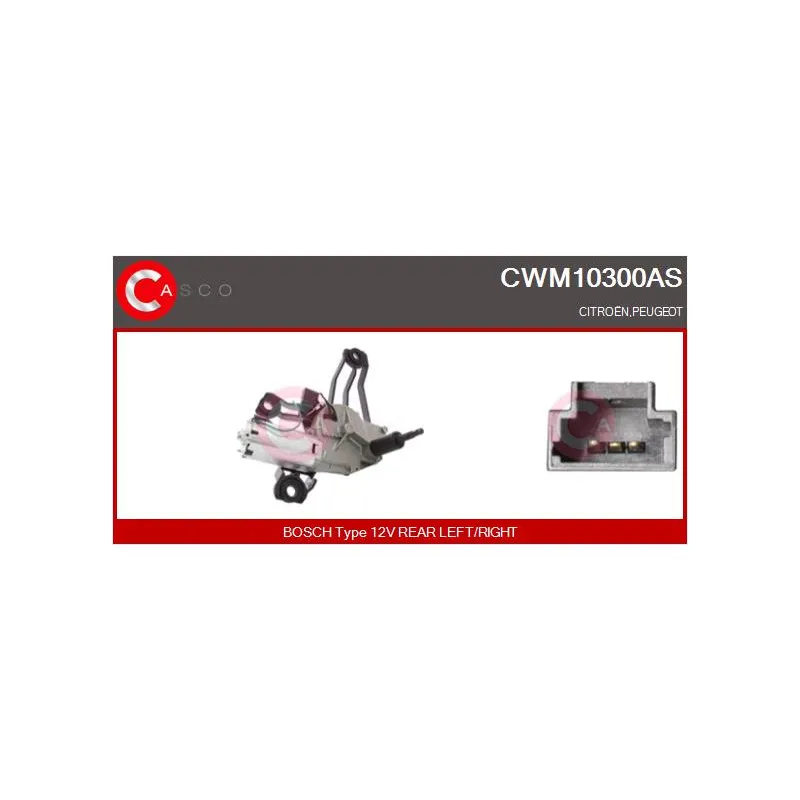Moteur d'essuie-glace CASCO CWM10300AS
