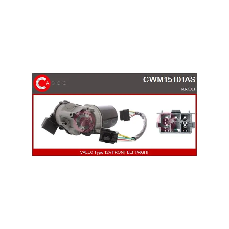 Moteur d'essuie-glace CASCO CWM15101AS
