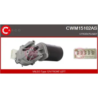 Moteur d'essuie-glace CASCO CWM15102AS