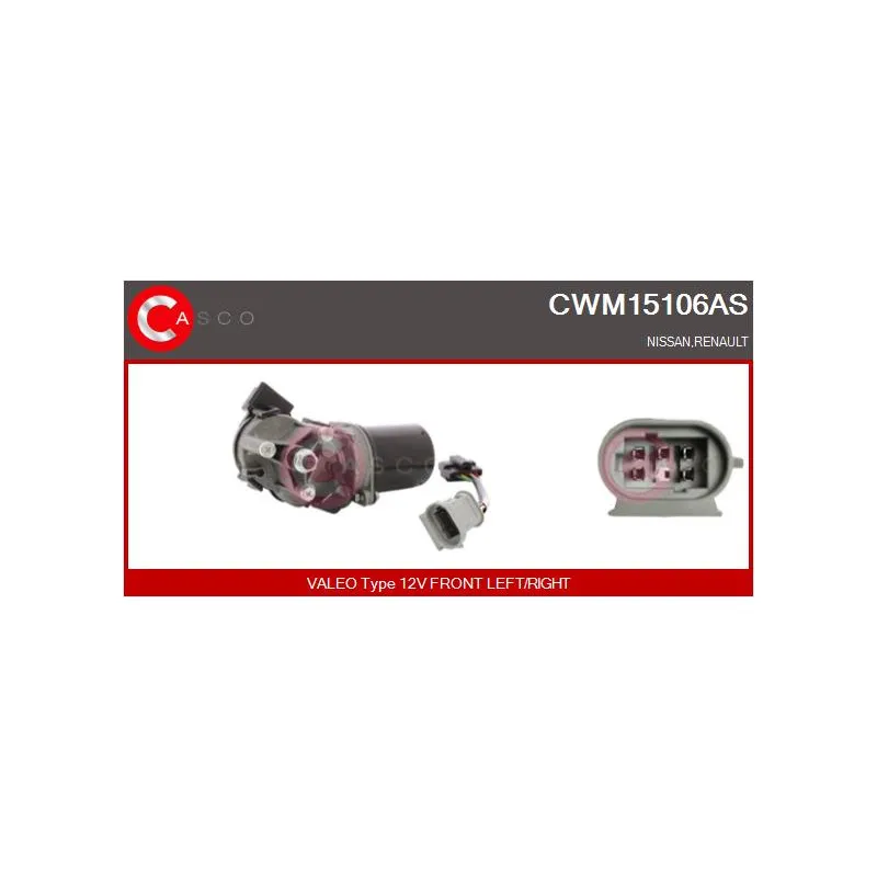Moteur d'essuie-glace CASCO CWM15106AS