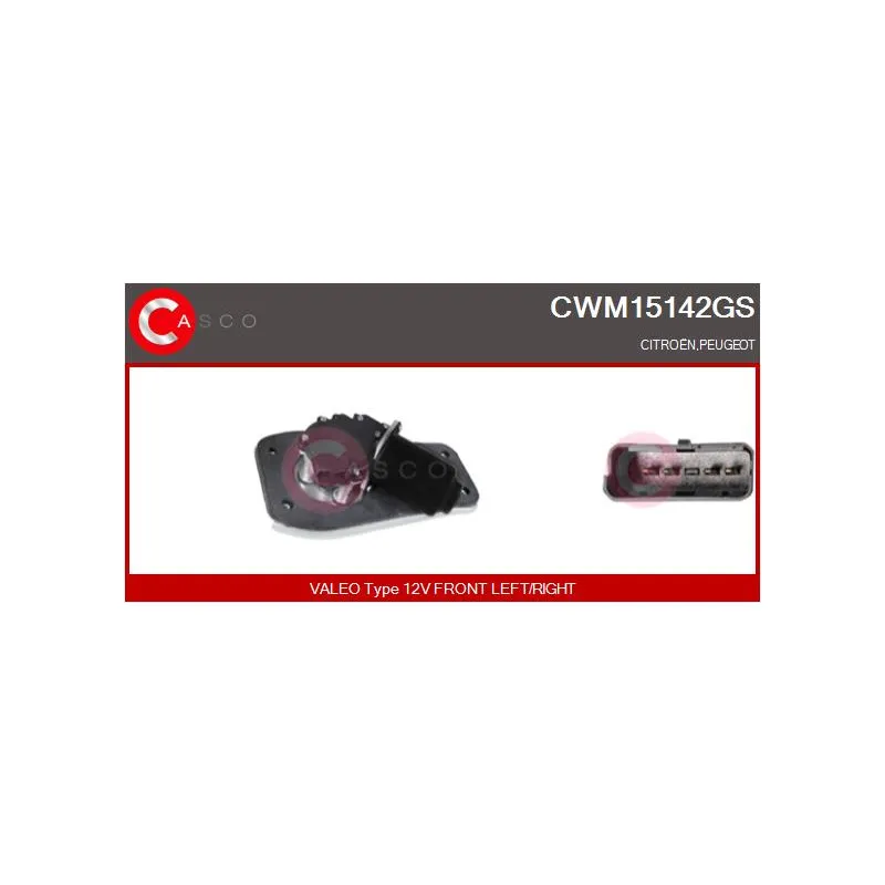 Moteur d'essuie-glace CASCO CWM15142GS