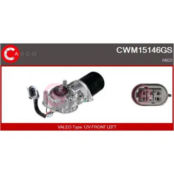 Moteur d'essuie-glace CASCO CWM15146GS