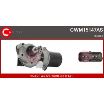 Moteur d'essuie-glace CASCO CWM15147AS