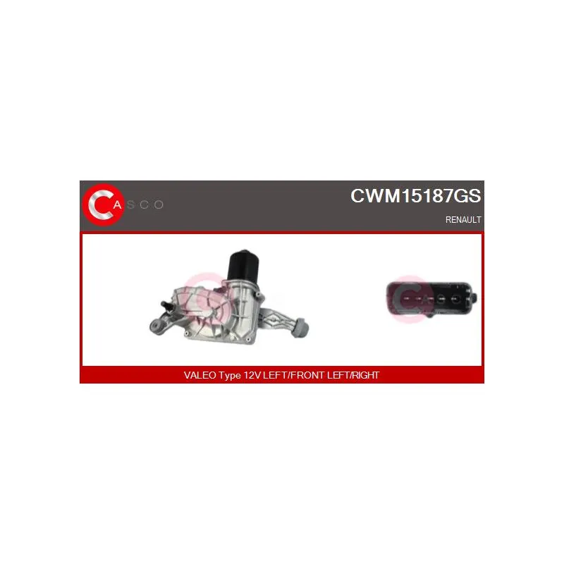Moteur d'essuie-glace CASCO CWM15187GS