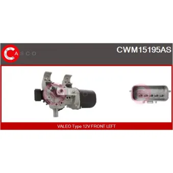 Moteur d'essuie-glace CASCO CWM15195AS