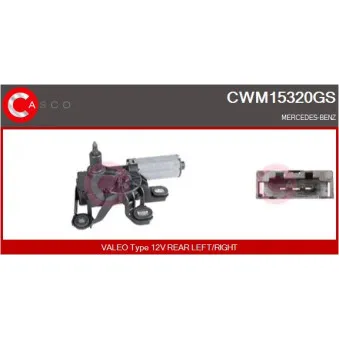 Moteur d'essuie-glace CASCO CWM15320GS