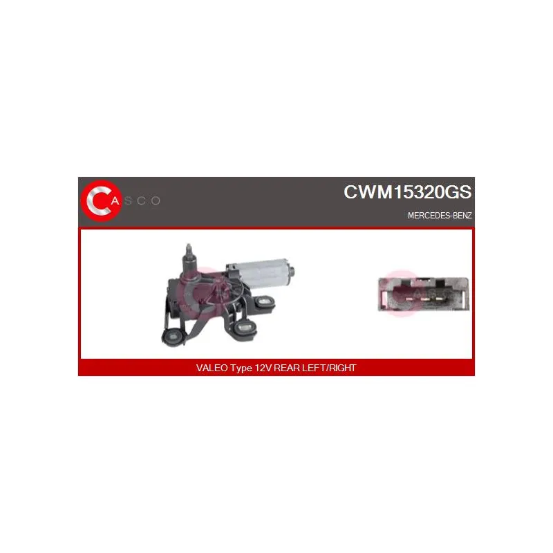 Moteur d'essuie-glace CASCO CWM15320GS