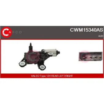 Moteur d'essuie-glace CASCO CWM15340AS