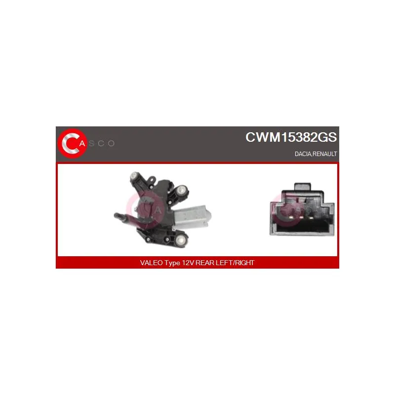Moteur d'essuie-glace CASCO CWM15382GS