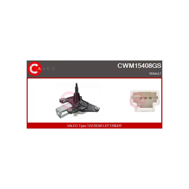 Moteur d'essuie-glace CASCO CWM15408GS
