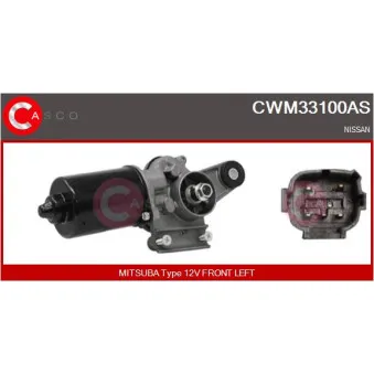 Moteur d'essuie-glace CASCO CWM33100AS