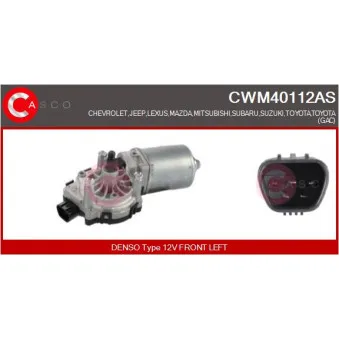 Moteur d'essuie-glace CASCO CWM40112AS