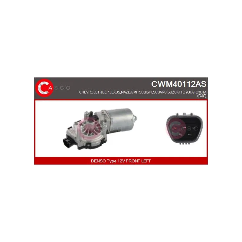 Moteur d'essuie-glace CASCO CWM40112AS