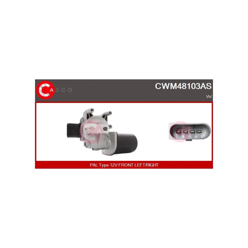 Moteur d'essuie-glace CASCO CWM48103AS