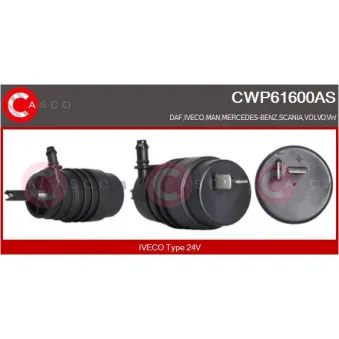 Pompe d'eau de nettoyage, nettoyage des vitres CASCO
