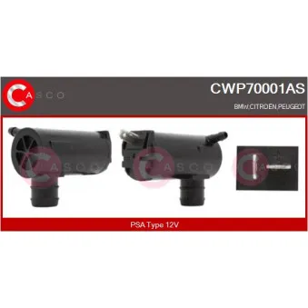 Pompe d'eau de nettoyage, nettoyage des vitres CASCO CWP70001AS