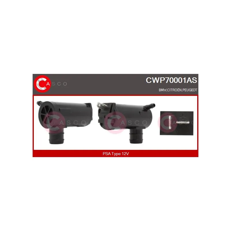 Pompe d'eau de nettoyage, nettoyage des vitres CASCO CWP70001AS