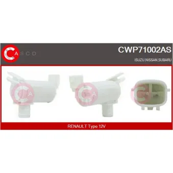 Pompe d'eau de nettoyage, nettoyage des vitres CASCO CWP71002AS