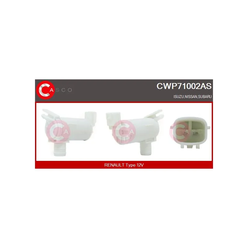 Pompe d'eau de nettoyage, nettoyage des vitres CASCO CWP71002AS