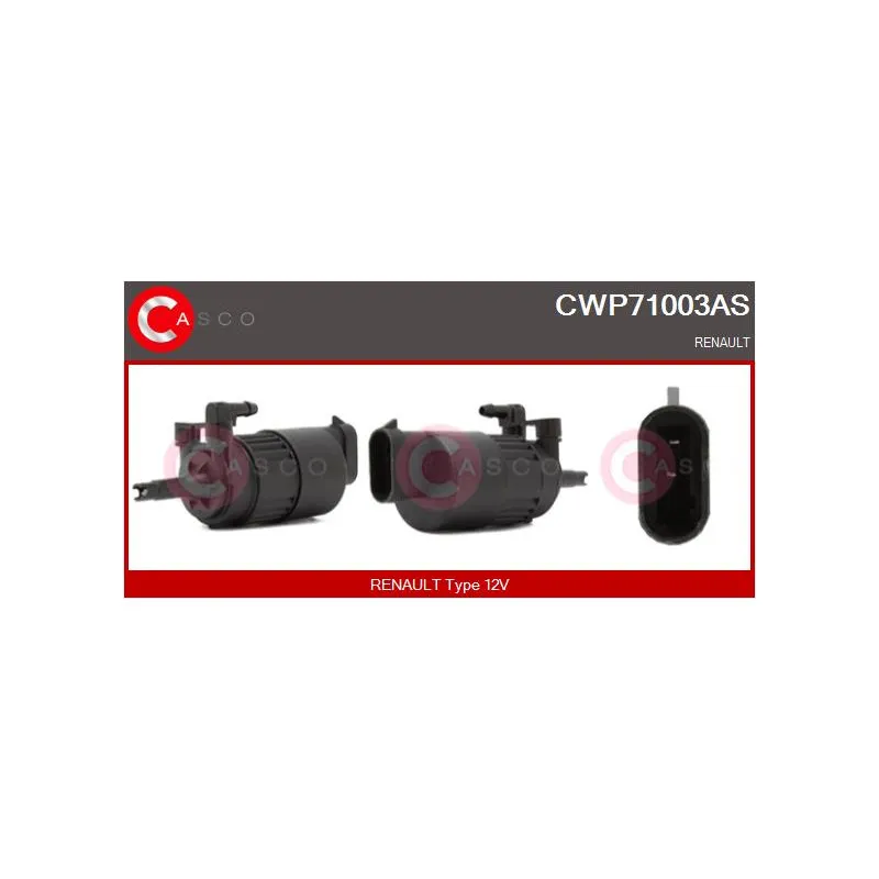Pompe d'eau de nettoyage, nettoyage des vitres CASCO CWP71003AS