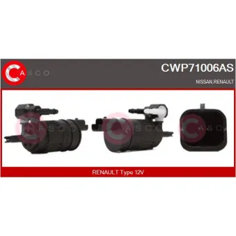 Pompe d'eau de nettoyage, nettoyage des vitres CASCO CWP71006AS