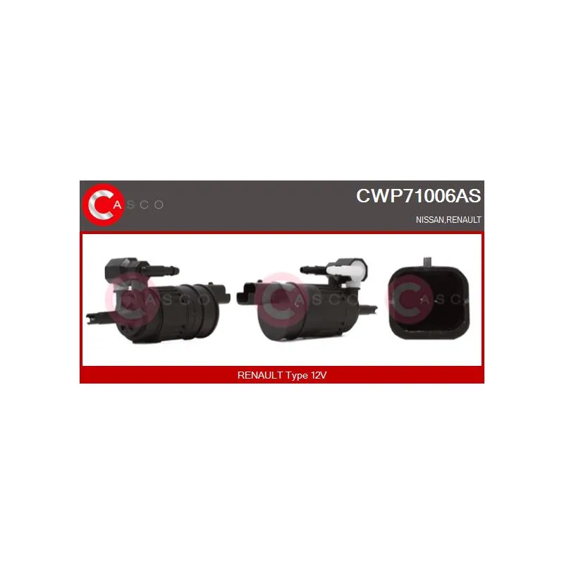 Pompe d'eau de nettoyage, nettoyage des vitres CASCO CWP71006AS