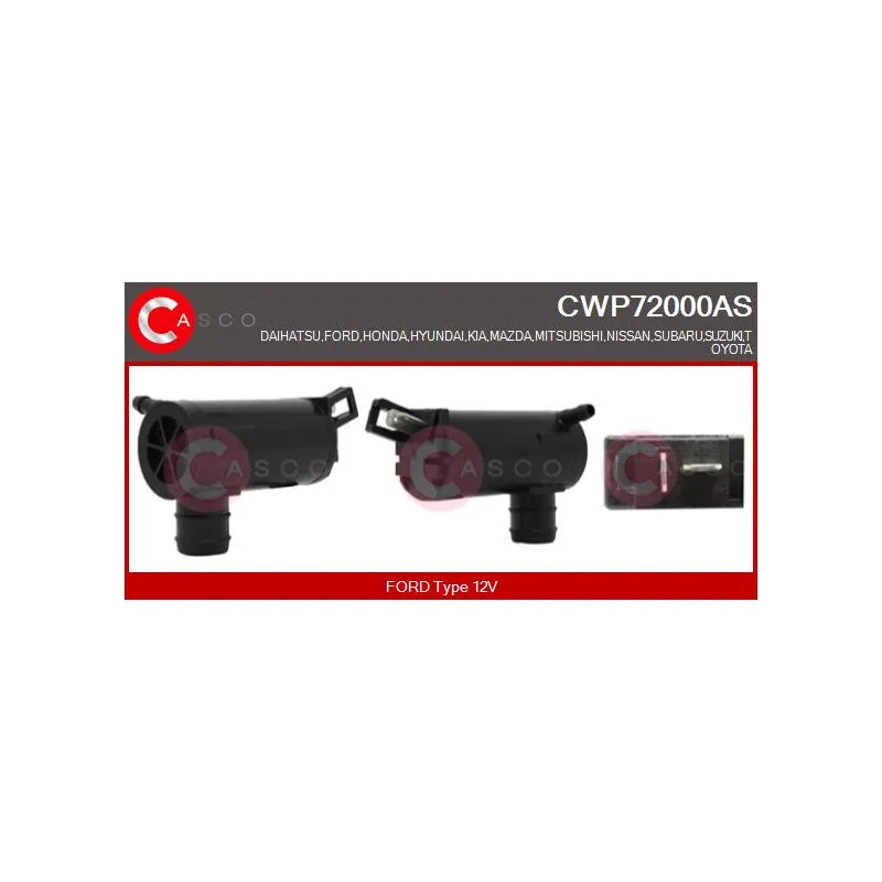 Pompe d'eau de nettoyage, nettoyage des vitres CASCO CWP72000AS