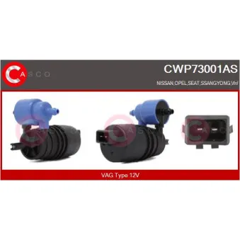 Pompe d'eau de nettoyage, nettoyage des vitres CASCO CWP73001AS