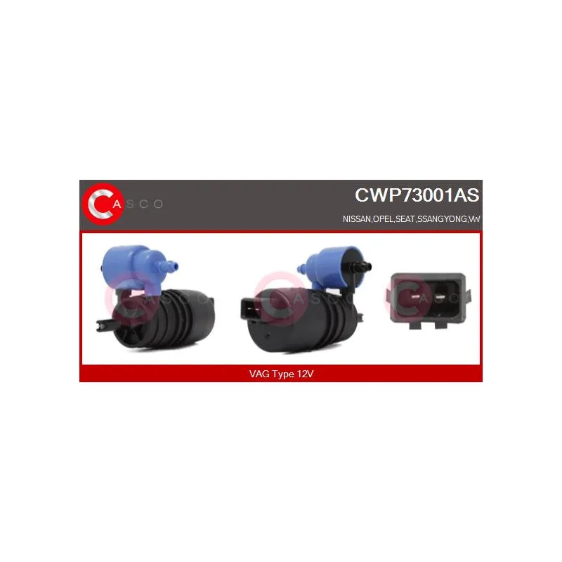 Pompe d'eau de nettoyage, nettoyage des vitres CASCO CWP73001AS