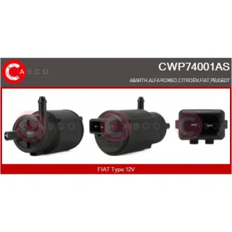 Pompe d'eau de nettoyage, nettoyage des vitres CASCO CWP74001AS