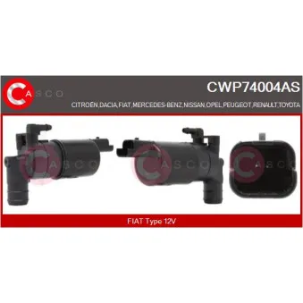 Pompe d'eau de nettoyage, nettoyage des vitres CASCO CWP74004AS