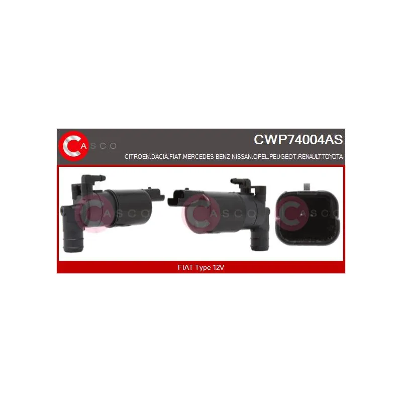 Pompe d'eau de nettoyage, nettoyage des vitres CASCO CWP74004AS