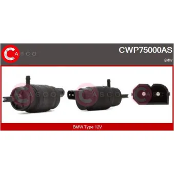 Pompe d'eau de nettoyage, nettoyage des vitres CASCO CWP75000AS