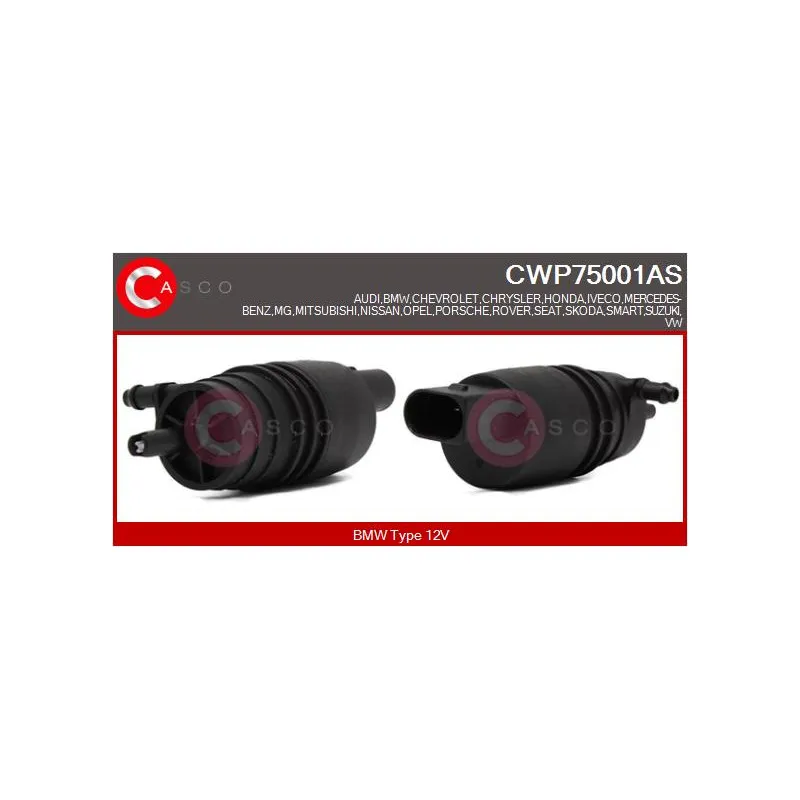 Pompe d'eau de nettoyage, nettoyage des vitres CASCO CWP75001AS