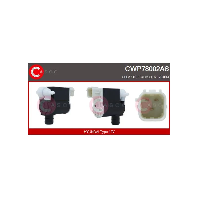 Pompe d'eau de nettoyage, nettoyage des vitres CASCO CWP78002AS