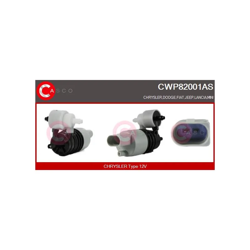 Pompe d'eau de nettoyage, nettoyage des vitres CASCO CWP82001AS