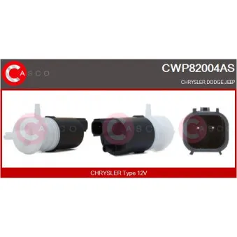 Pompe d'eau de nettoyage, nettoyage des vitres CASCO CWP82004AS