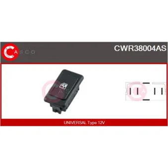 Interrupteur, lève-vitre CASCO CWR38004AS