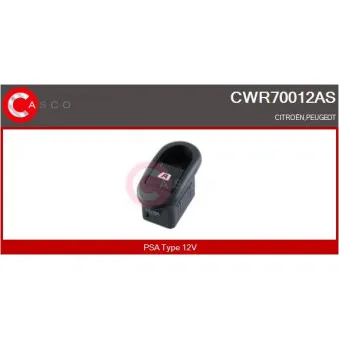 Interrupteur, lève-vitre CASCO CWR70012AS