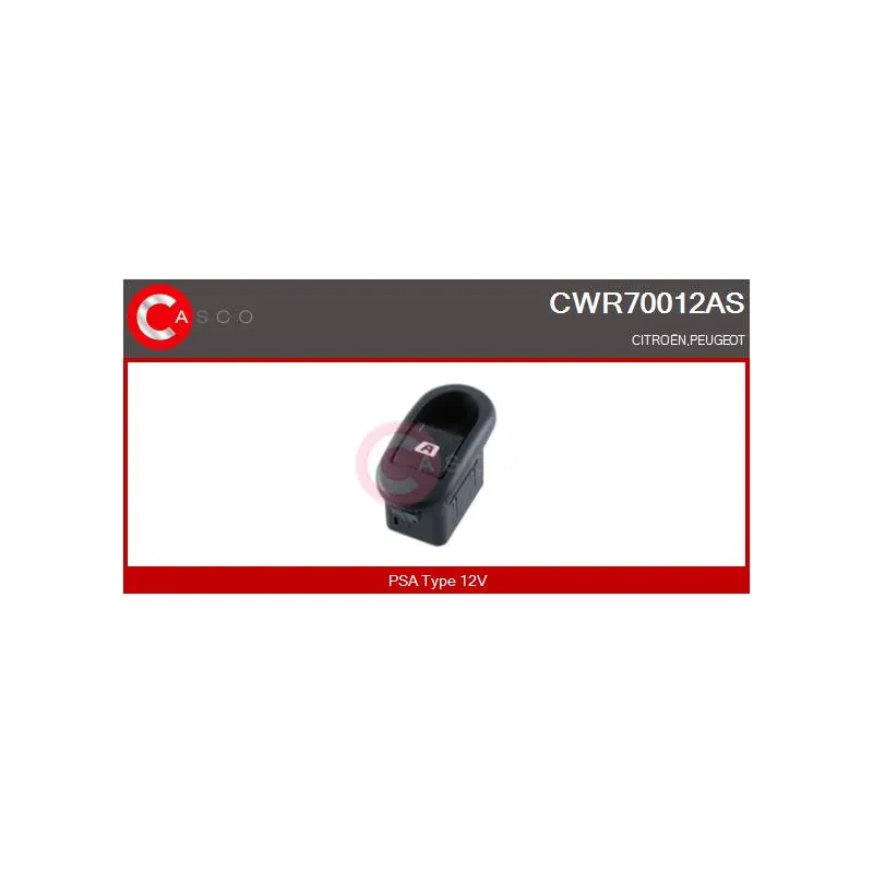 Interrupteur, lève-vitre CASCO CWR70012AS