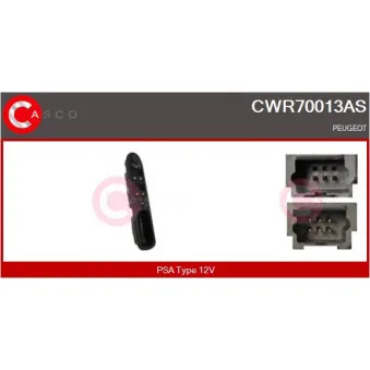 Interrupteur, lève-vitre CASCO CWR70013AS