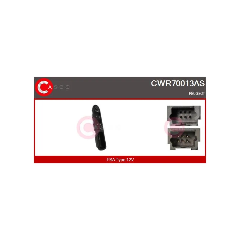 Interrupteur, lève-vitre CASCO CWR70013AS